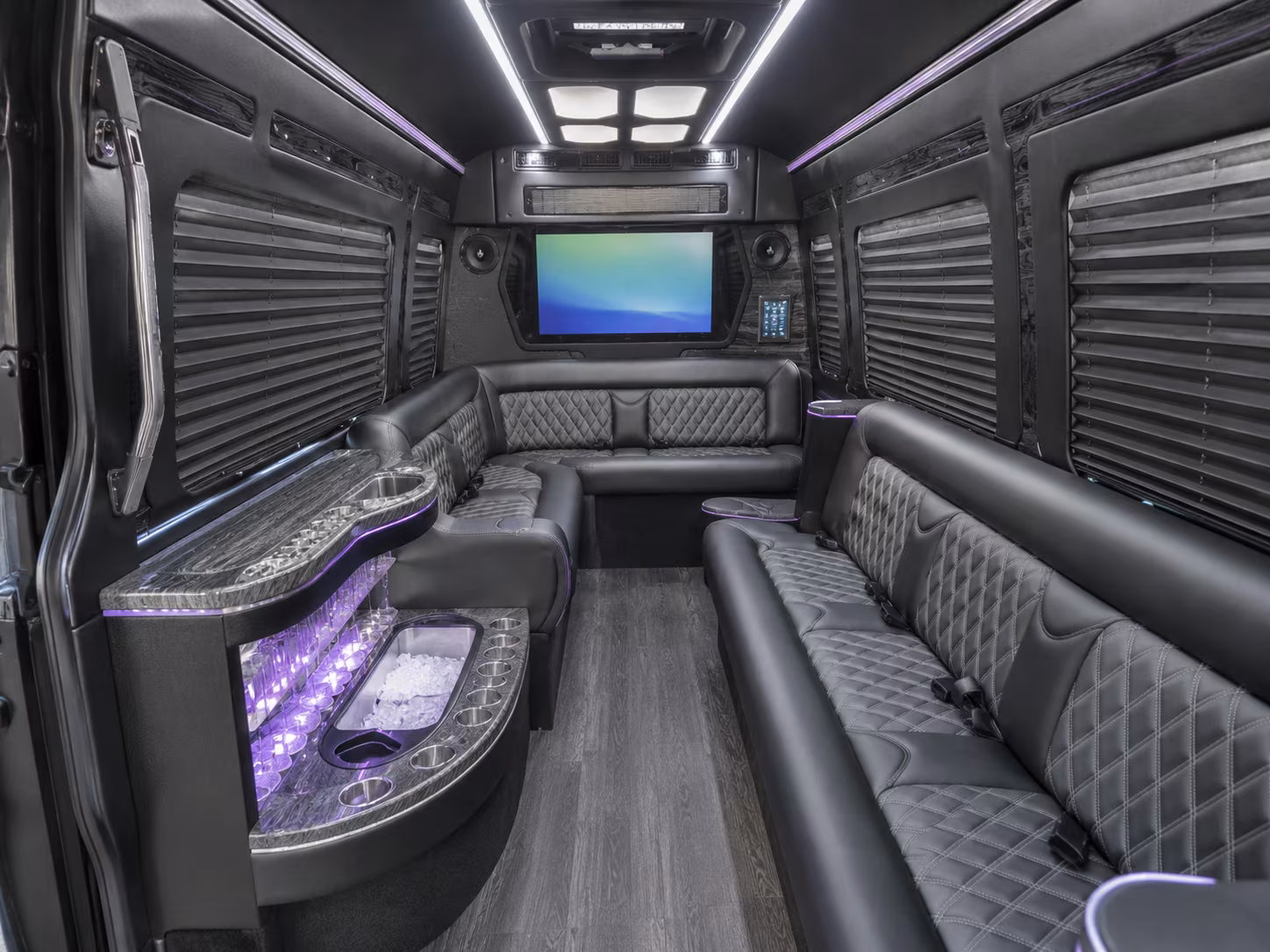 compton corporate event transportation onboard seating