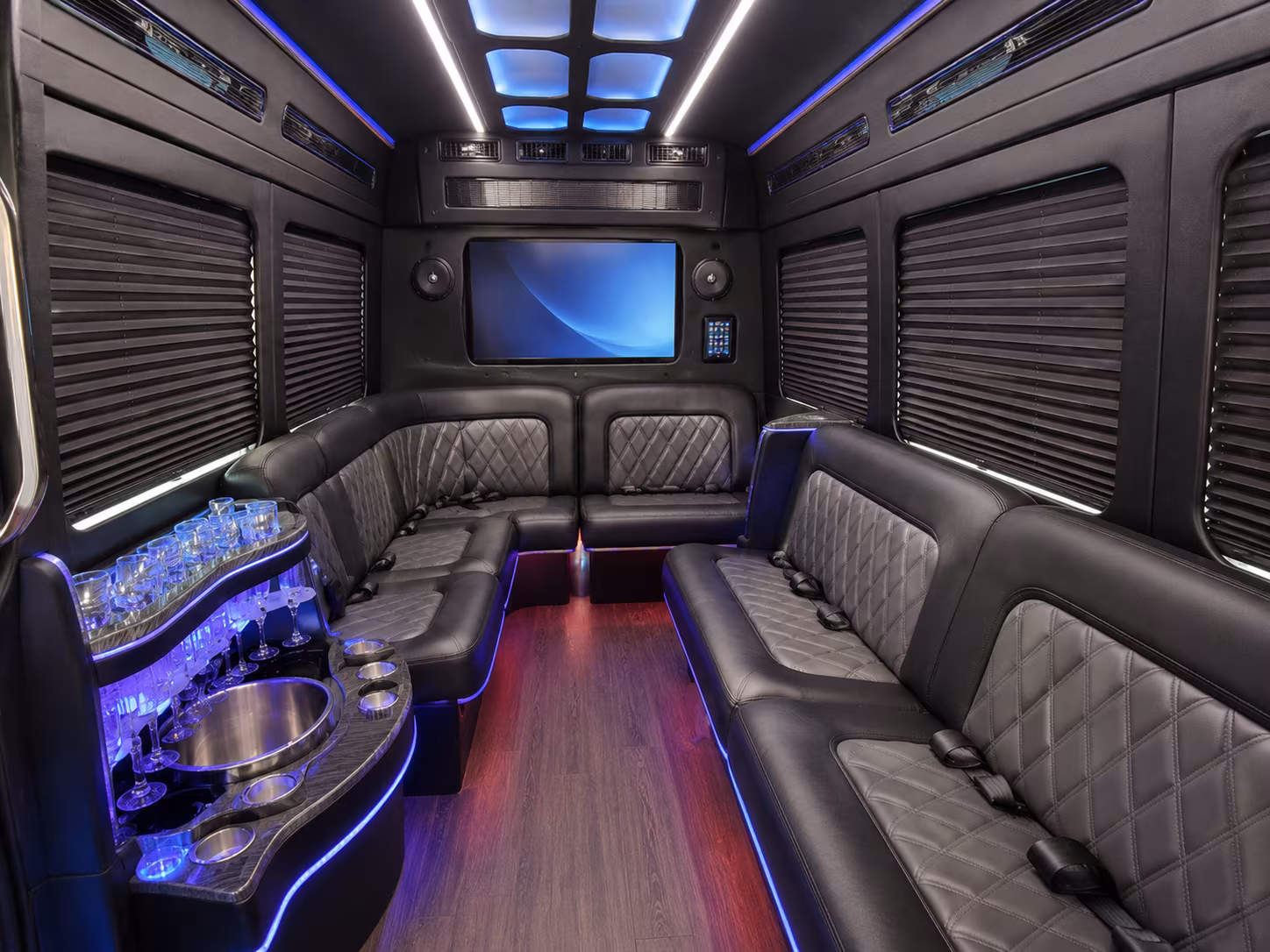 compton party bus interior