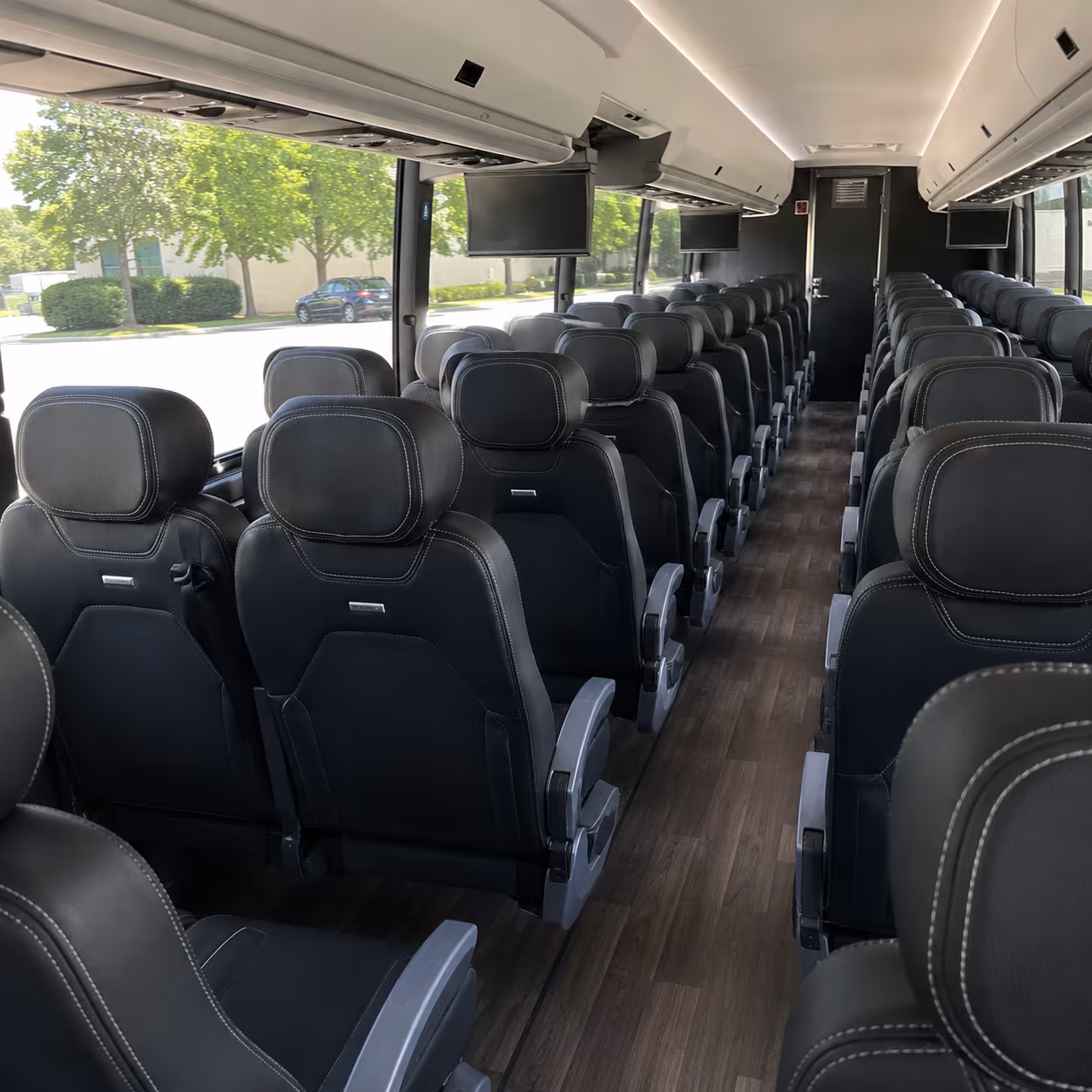 compton sporting event transportation onboard seating